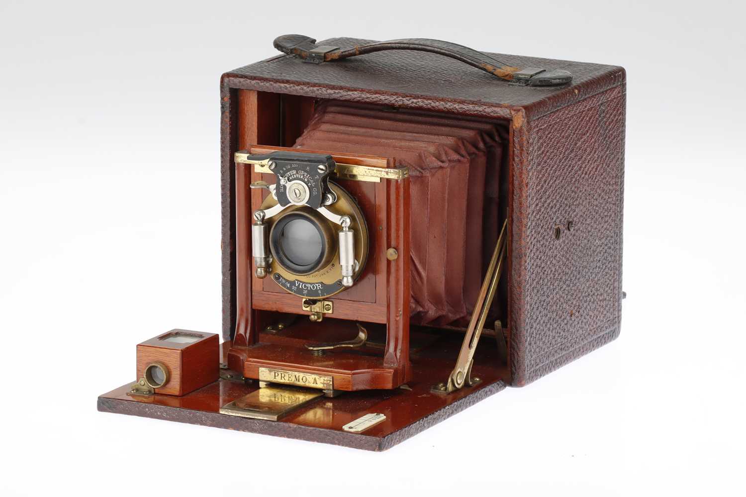 Lot 470 - A Rochester Optical Premo A Hand and Stand Folding Plate Camera