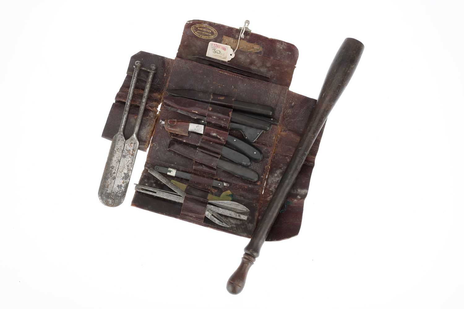 Lot 708 - Early Veterinary Instruments,