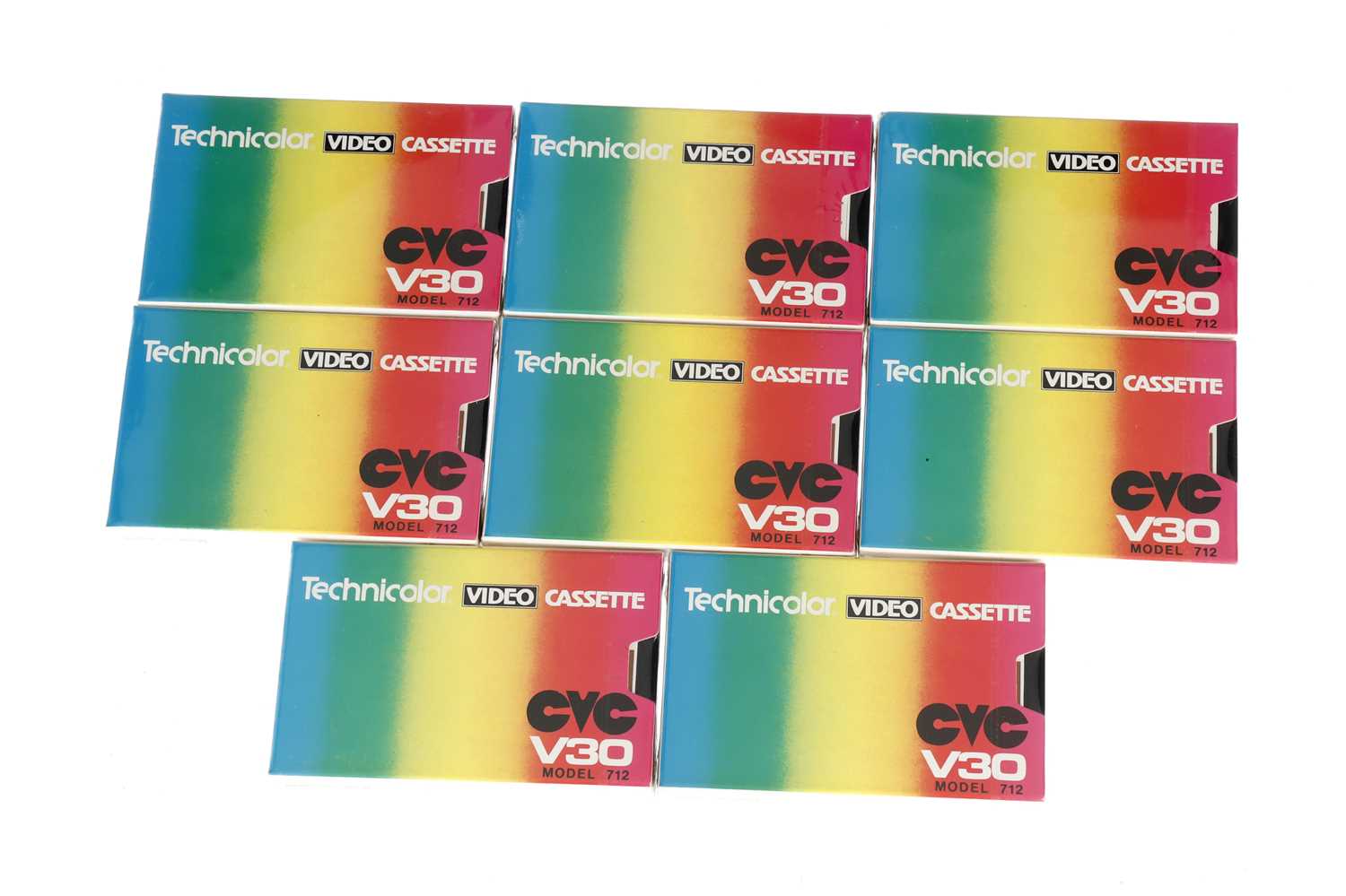 Lot 833 - A Selection of 8 Sealed Technicolor Video Cassette CVC Tapes