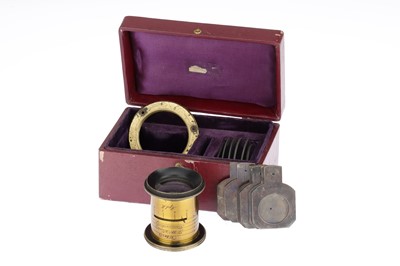 Lot 487 - A L.W. Kranz Aplanat II Brass Lens