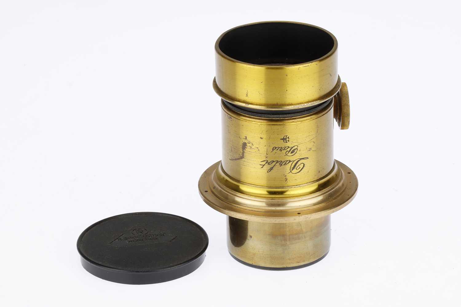 Objectif laiton Darlot Paris à diaphragme rotatif pour Objectif laiton Darlot Paris à diaphragme rotatif pour