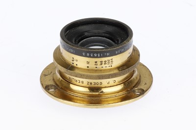 Lot 490 - A C.P. Goerz Doppel-Anastigmat f/4.6 115mm Brass lens