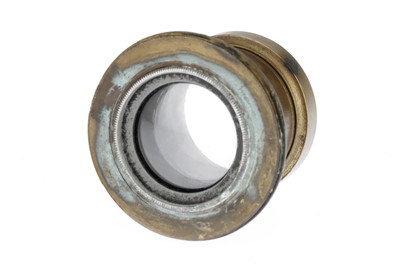 Lot 480 - A Hugo Meyer Goerlitz Aristostigmat f/5.5 180mm Brass Lens