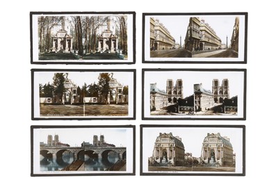 Lot 108 - A Collection of Early Hand Coloured Stereo Glass Diapositive Photographs