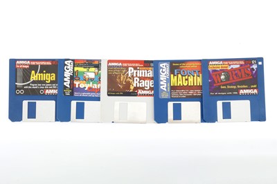 Lot 842 - A Large Selection of Floppy Discs with Commodore Amiga Software