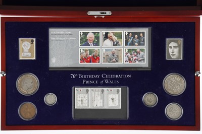 Lot 809 - 70th Birthday Celebration, Prince of Wales, Coin Set