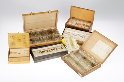 Lot 758 - A Large Collection of Microscope Slides