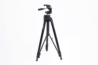 Lot 613 - A Manfrotto 075B Camera Tripod