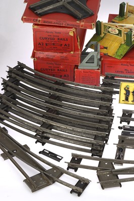 Lot 856 - Collection of Tin Plate Hornby Train Track and Buildings