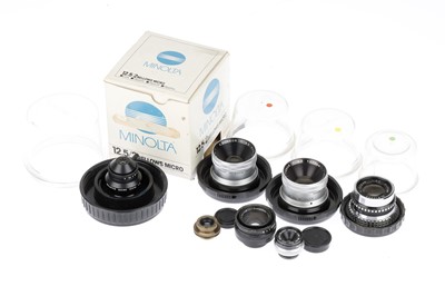 Lot 383 - A Group of Minolta and Other Specialist Lenses