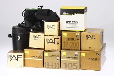 Lot 376 - A Selection of Nikon Boxes