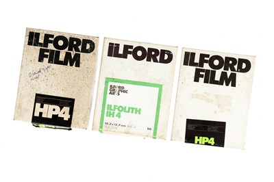 Lot 654 - An Unused Box of Ilford HP4 4x5 Camera Film