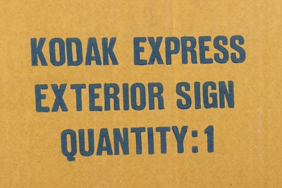 Lot 35 - A Kodak Products Metal Exterior Shop Sign