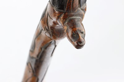 Lot 711 - Very Unusual Carved Victorian Evolution Walking Stick