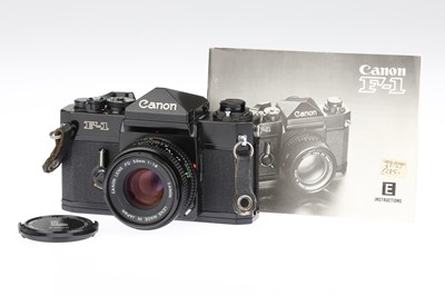 Lot 167 - A Canon F1 SLR Camera