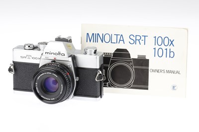 Lot 148 - A Minolta SRT 100X 35mm SLR Camera