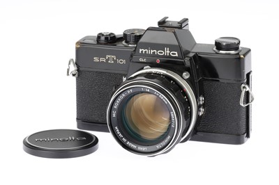 Lot 149 - A Minolta SRT101 35mm SLR Camera