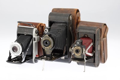 Lot 346 - Three Folding Cameras