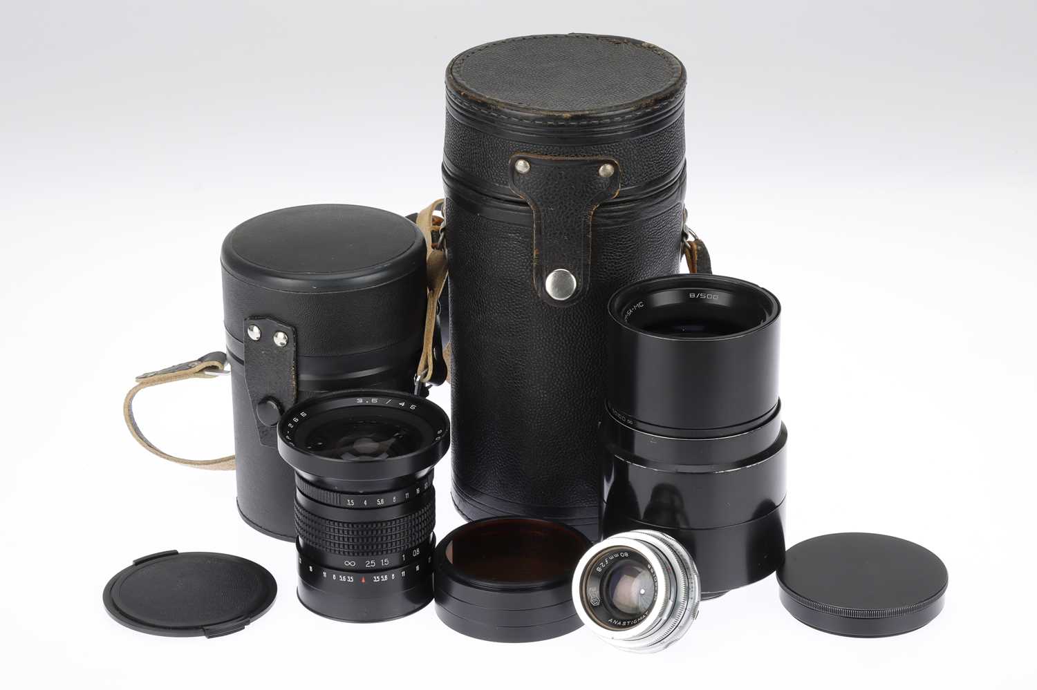 Russian Camera Gun Lot 362 - Two Soviet Camera Lenses,