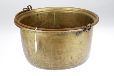 Lot 846 - Large Belgian Brass Jam Pot