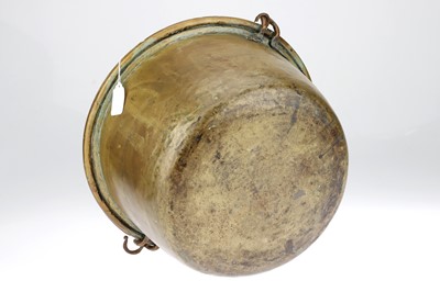 Lot 846 - Large Belgian Brass Jam Pot