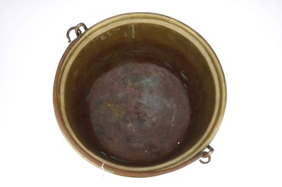 Lot 846 - Large Belgian Brass Jam Pot