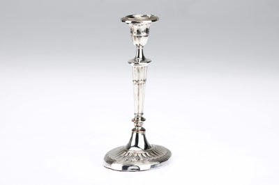 Lot 629 - White Metal Silver Candle Stick