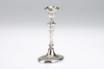 Lot 629 - White Metal Silver Candle Stick