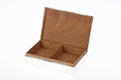 Lot 437 - Silver Cigarette Box