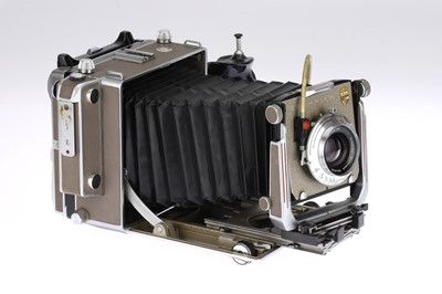 Lot 260 - A Linhof Technika IV 4x5 Large Format Folding Rangefinder Camera