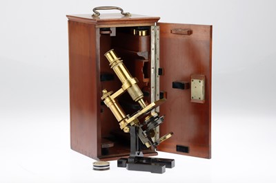 Lot 723 - Zeiss Brass Microscope