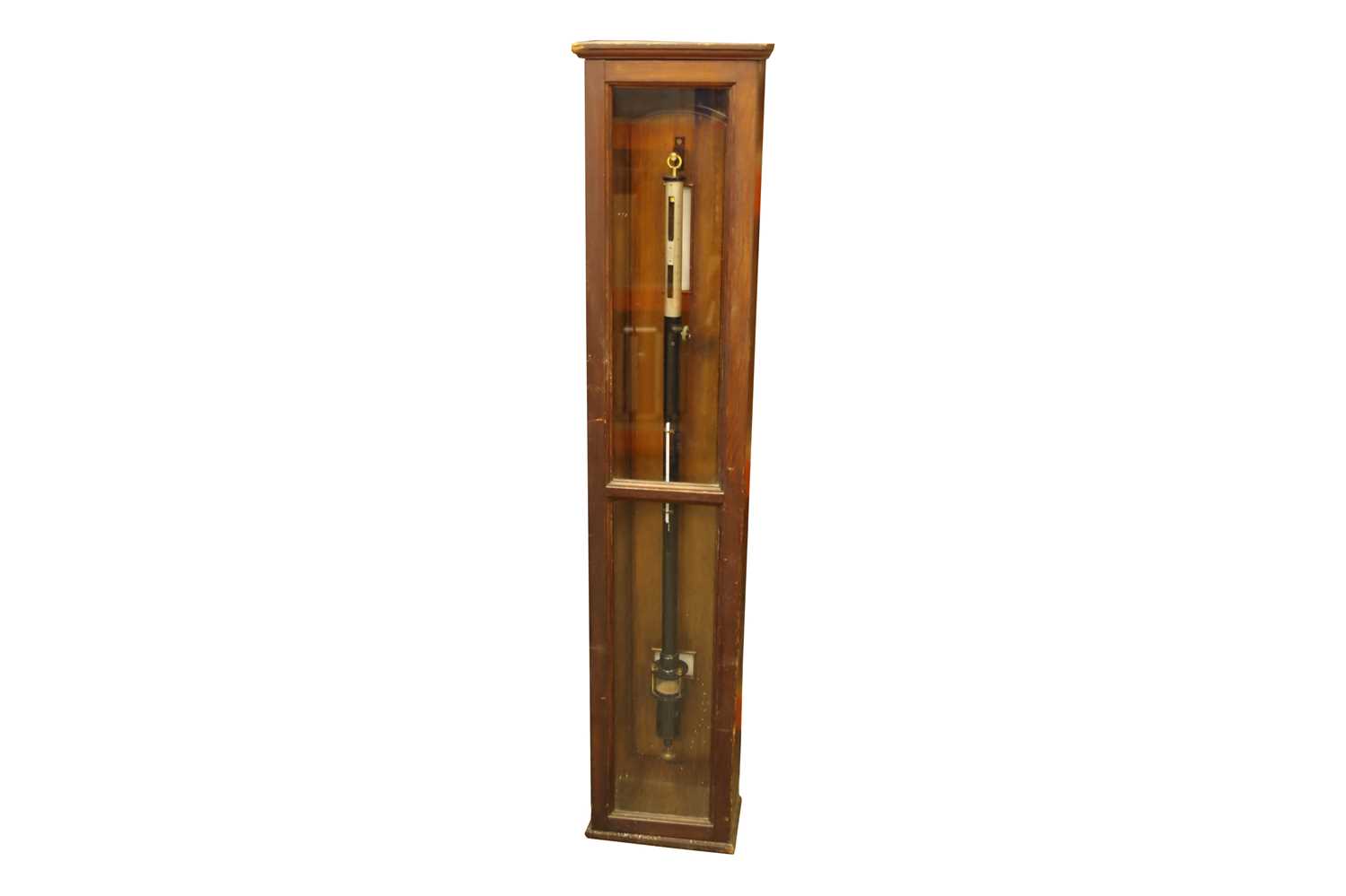 Lot 773 - Large Cased Laboratory Barometer,