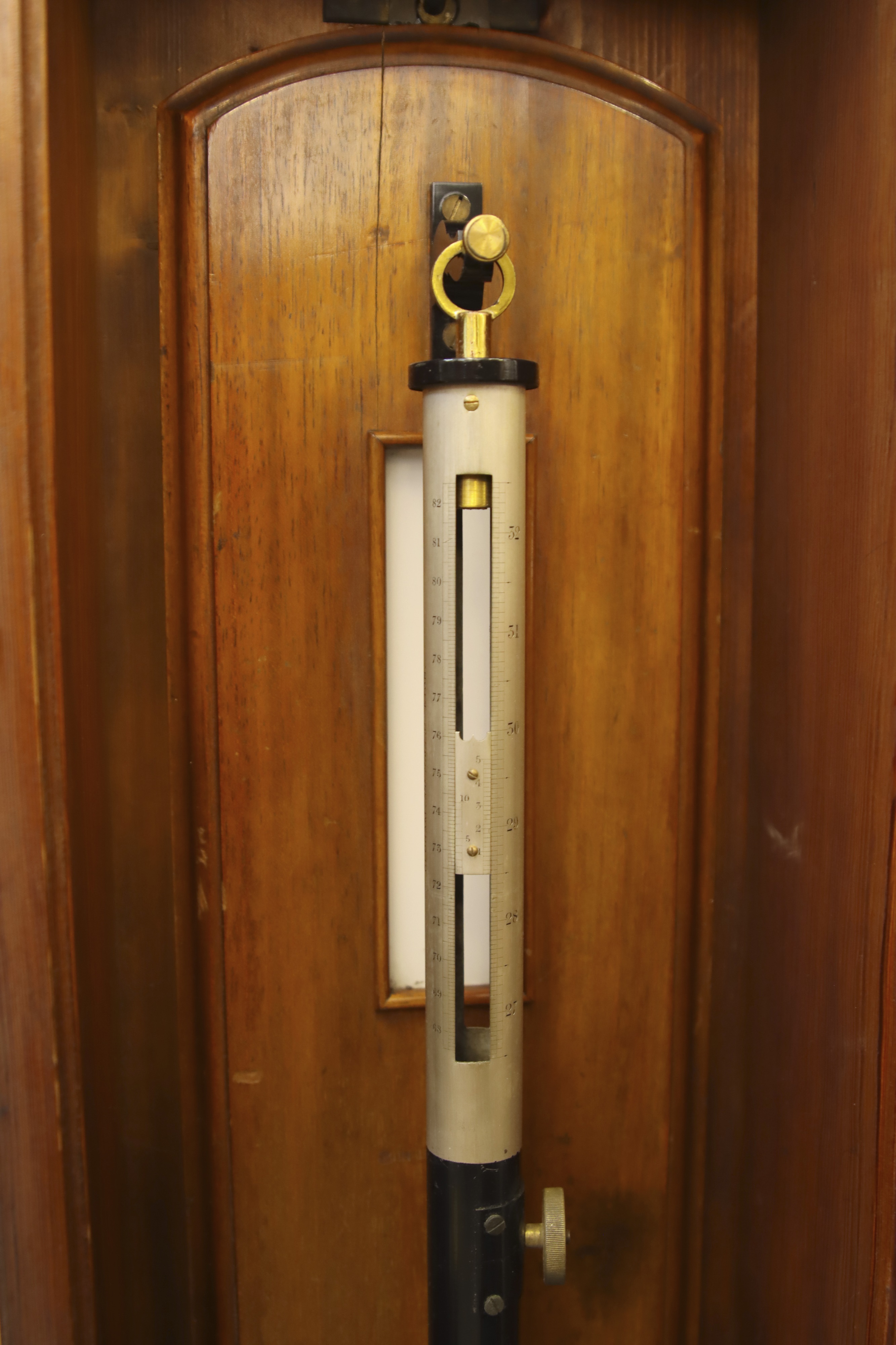 Lot 773 - Large Cased Laboratory Barometer,