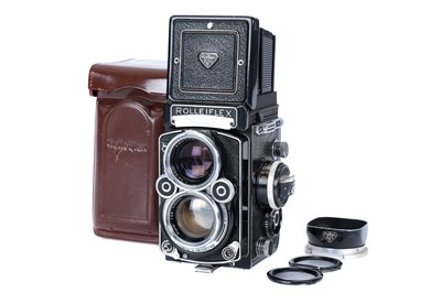 Lot 223 - A Rollei Rolleiflex 2.8 F Medium Format TLR Camera