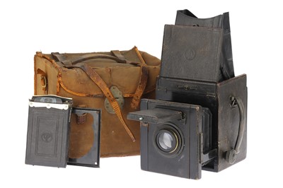 Lot 208 - A Thornton Pickard Junior Special Ruby Quarter Plate SLR Camera