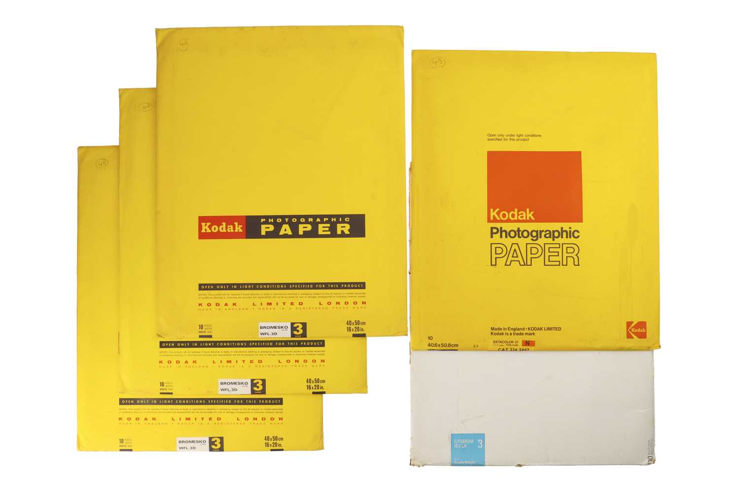 Lot 416 - 5 Packs of Expired Photographic Darkroom Paper