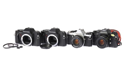 Lot 121 - A Selection of Pentax 35mm SLR Cameras