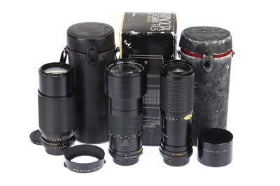 Lot 253 - A Selection of Minolta MD Camera Lenses