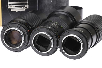 Lot 253 - A Selection of Minolta MD Camera Lenses