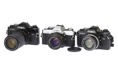 Lot 78 - Three Minolta X Series 35mm SLR Cameras