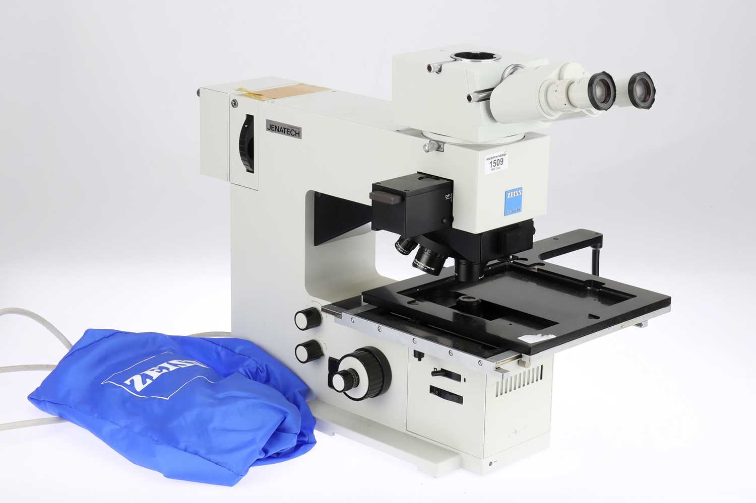 Lot 515 - A Large Zeiss Binocular JENATECH Inspection Microscope