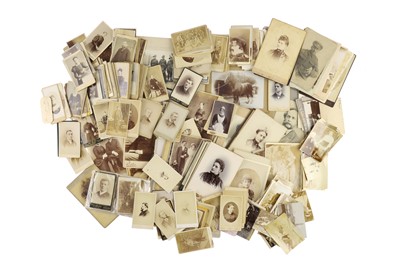 Lot 426 - A Large Collection of Carte De Visite Photographs