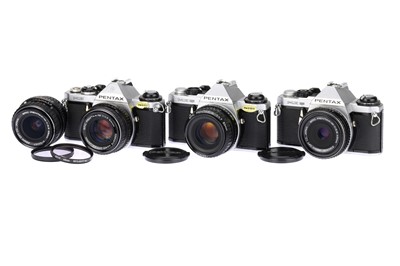 Lot 126 - Three Pentax 35mm Film SLR Cameras