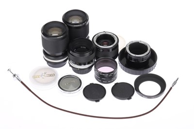 Lot 38 - A Collection of Nikon F Mount Lenses