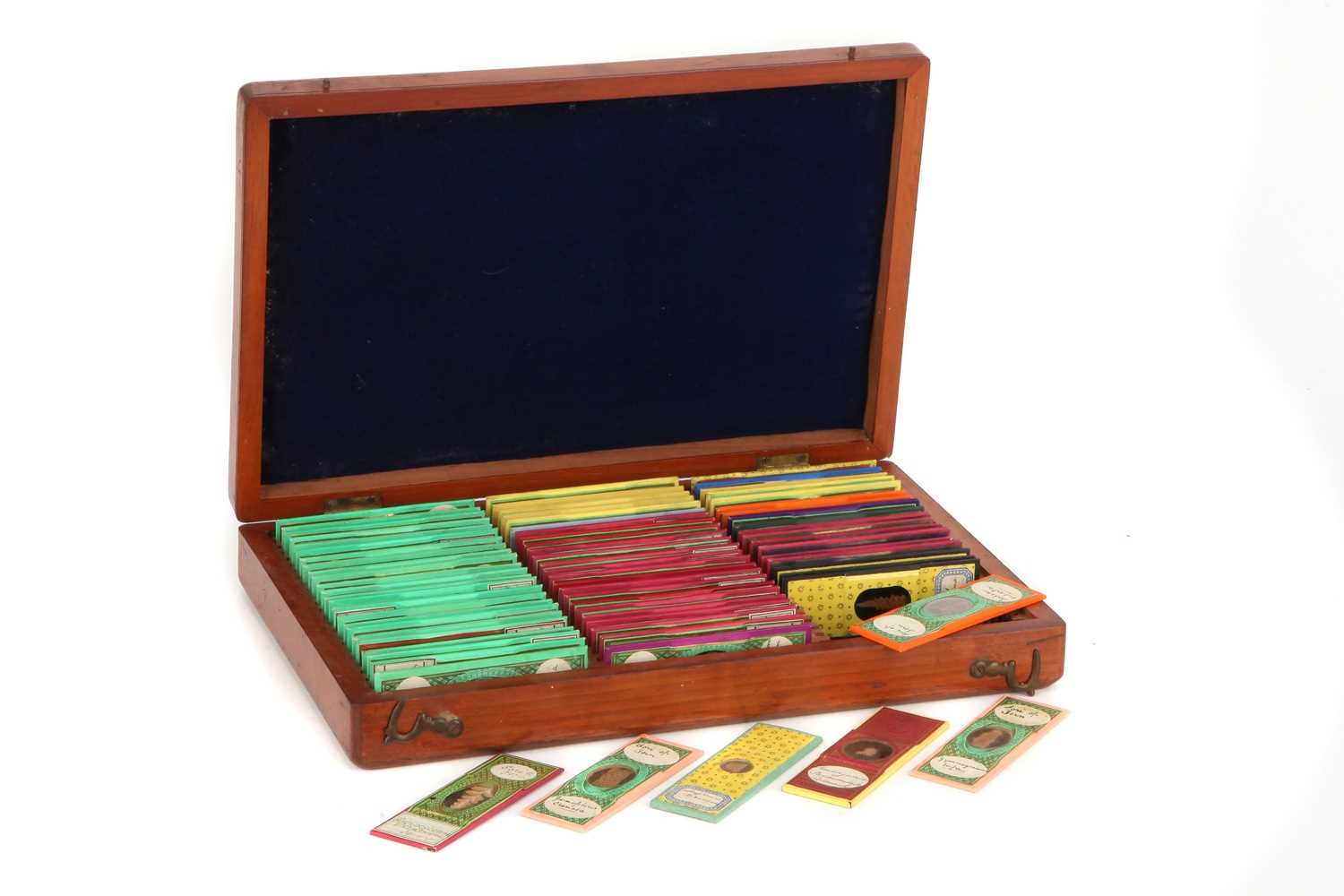 Lot 45 - A Fine Collection Of Victorian Opaque Microscope Slides
