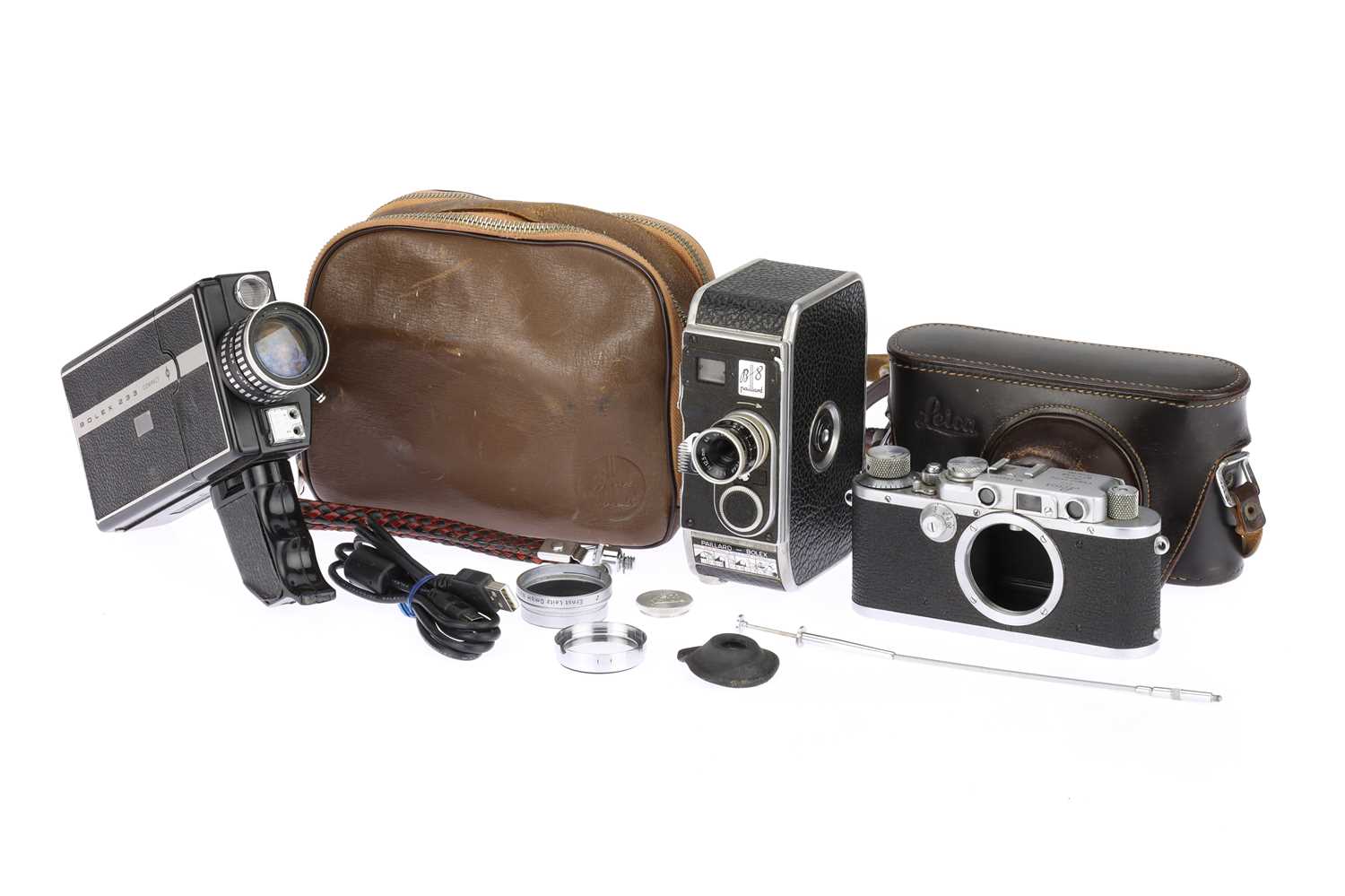 Lot 27 - A Leitz Wetzlar Leica IIIf Rangefinder Camera