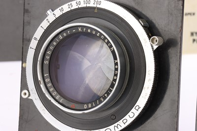 Lot 172 - An Micro Precision Micro Technical VI Large Format Folding Bed Camera