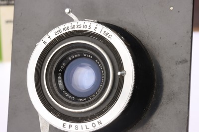 Lot 172 - An Micro Precision Micro Technical VI Large Format Folding Bed Camera