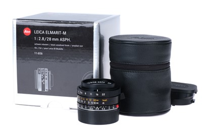 Lot 58 - A Leitz Elmarit-M ASPH. f/2.8 28mm Lens