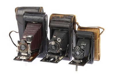 Lot 199 - Three Folding Cameras